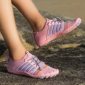 Летние новые большие размеры унисекс быстросохнущие пляжные игровые водные виды спорта женская обувь для йоги нескользящая износостойкая водная обувь 35 белый