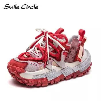 Летние новые цветные дышащие сетчатые туфли Hyunya Pops, корейская женская обувь с увеличением роста