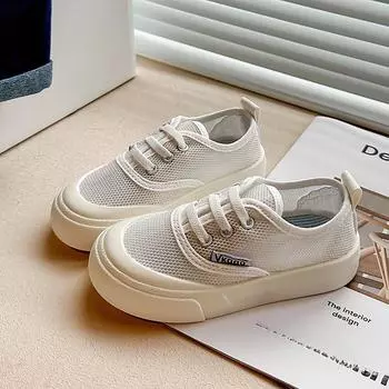 Летние новые детские кроссовки для мальчиков, дышащая сетчатая обувь для девочек, повседневная обувь ярких цветов в корейском стиле, детская обувь CuHK 26 белый