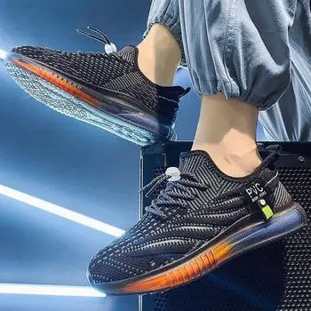 Летние новые дышащие сетчатые кроссовки мужские модные универсальные спортивные туфли повседневные кроссовки для папы 39