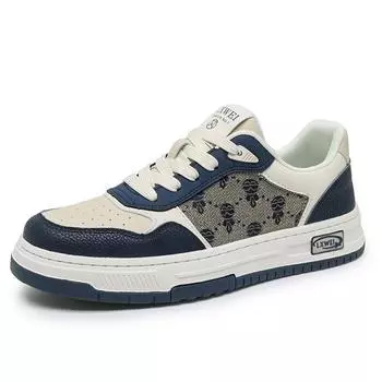 Летние новые дышащие трендовые повседневные туфли на плоской подошве, мужская обувь в стиле ретро, универсальная спортивная модная обувь 39