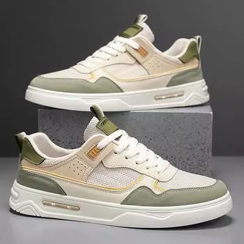 Летние новые кроссовки для сноуборда, мужские, дышащие, повседневные, на толстой подошве, и с низким верхом, спортивные мужские туфли, весна/осень, дизайнерские кроссовки 39 бежевый