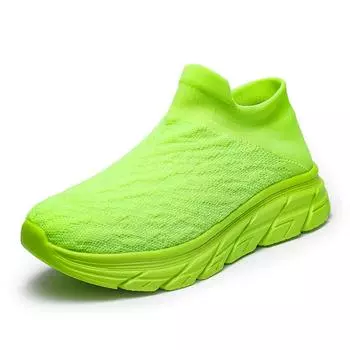 Летние новые модные плетеные кроссовки с летающими ремешками больших размеров 35-48 для пар, для отдыха и спорта, с одной педалью. 35 зелёный