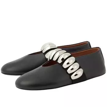 Летние новые модные туфли на плоской подошве с овальной пряжкой для женщин из Европы и Америки, удобные классические туфли с круглым носком 35