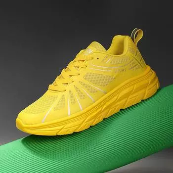 Летние новые мужские кроссовки большого размера, дышащая сетчатая мягкая подошва, кроссовки для бега, ультралегкие модные мужские туфли 39