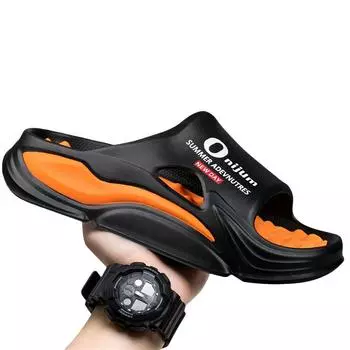 Летние новые мужские массажные тапочки для дома и отдыха, сандалии для пляжа, повседневная обувь, мягкие шлепанцы для мужчин, шлепанцы для мужчин и женщин, домашние тапочки 40-41