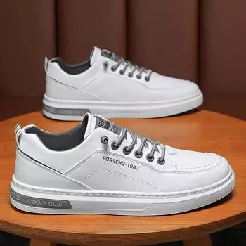 Летние новые мужские модные повседневные туфли легкие дышащие кроссовки лоферы молодежные мужские туфли для сноуборда туфли на плоской подошве теннисные туфли мужские 39 белый
