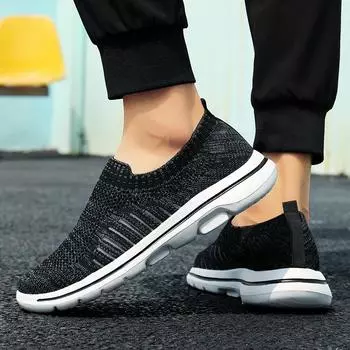 Летние новые мужские низкие мокасины из дышащей сетки с тесьмой повседневные простые большого размера 45 38