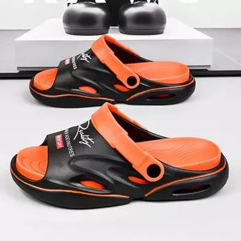 Летние новые мужские сандалии 2024 года из ЭВА, тапочки с мягкой подошвой, домашние тапочки, пляжная обувь для улицы 39-40(25cm)