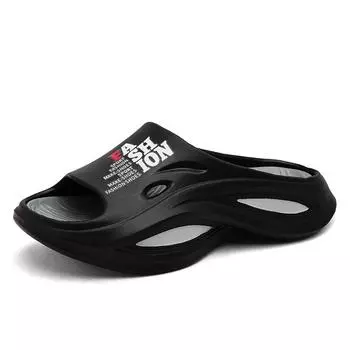 Летние новые мужские тапочки, уличные сандалии, пляжные удобные мягкие шлепанцы, домашняя мужская повседневная обувь, мужские домашние тапочки, уличные сандалии 40-41