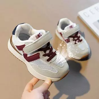 Летние новые повседневные сетчатые кроссовки для мальчиков из дышащей ткани Gump Shoes 27