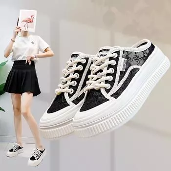 Летние новые сандалии без застежек женские уличные модные тапочки на платформе повседневная пляжная обувь уличная обувь 35 бежевый