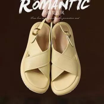 Летние новые сандалии на плоской подошве 2024 года, нескользящие, удобные, с мягкой подошвой, повседневные шлепанцы, открытые сандалии в римском стиле с открытым носком Zapatos De Mujer 35 белый