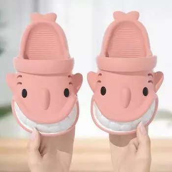 Летние новые женские тапочки на толстой подошве 36 розовый