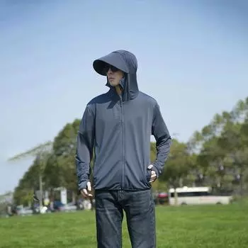 Летние пальто с защитой от ультрафиолета UPF 50+, Мужская ультралегкая спортивная одежда, верхняя одежда с капюшоном, мужская ветровка, повседневные куртки XXXXL