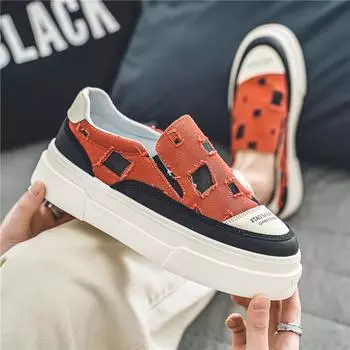 Летние парусиновые мужские туфли с дышащим покрытием для ног, спортивная и любительская обувь для серфинга, персонализированные однотонные модные белые туфли на толстой подошве 39