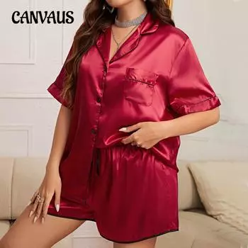 Летние пижамы больших размеров, женские модные повседневные пижамные костюмы, сексуальная женская домашняя одежда 1XL чёрный