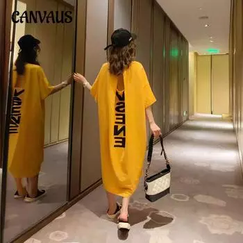 Летние платья больших размеров, женские длинные свободные платья с открытой спиной и коротким рукавом, футболка для беременных L белый