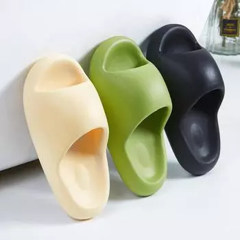 Летние пляжные сандалии на мягкой подошве из ЭВА на толстой платформе, тапочки для хлеба, домашние тапочки, парные тапочки 36