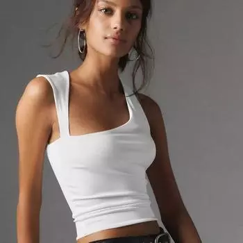 Летние полые топы на бретелях с нерегулярным вырезом Y2K, женские сексуальные укороченные топы с открытой спиной, футболка, повседневные облегающие майки для женщин, 30598 XS орион