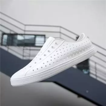 Летние полые забродные туфли на мягкой подошве; пляжная обувь для пар; легкие мужские и женские повседневные сандалии 45