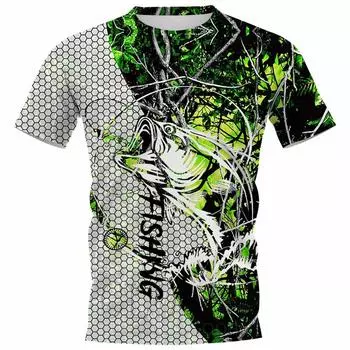 Летние популярные футболки с принтом для ловли карпа, мужские и женские футболки с 3D принтом сома, повседневные топы с короткими рукавами XL