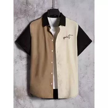 Летние повседневные мужские рубашки для улицы, модные мужские рубашки с короткими рукавами, свободные, удобные мужские рубашки с короткими рукавами M