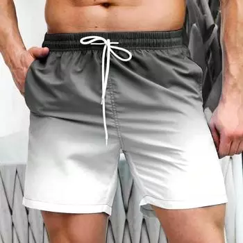 Летние повседневные пляжные шорты с 3D-принтом, новые модные мужские удобные и мягкие шорты для серфинга из полиэстера, большие размеры S-5xl S