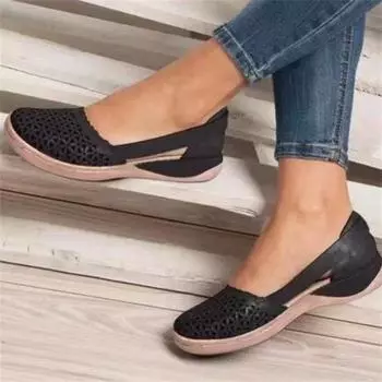 Летние повседневные сандалии большого размера, женская обувь, танкетка, полые однотонные туфли, модные универсальные сандалии 35 белый