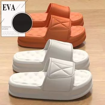 Летние повседневные женские бесшумные прочные нескользящие тапочки 36 зелёный