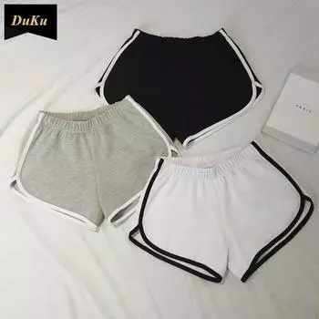 Летние простые шорты женские домашние штаны для йоги и пляжа повседневные женские спортивные шорты для дома и улицы S