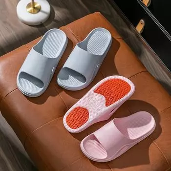 Летние противоскользящие износостойкие тапочки для пожилых женщин и беременных женщин 34-35 темно-синий