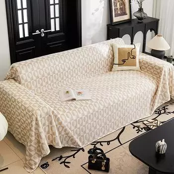 Летние салфетки для дивана из ледяного шелка, нескользящие, полный комплект, прохладные и удобные, универсальная ткань для покрытия дивана, одеяло для покрытия дивана Advanced Art 180*130CM