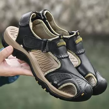 Летние сандалии All-Match Hole Shoes Dad Shoes Нескользящая обувь для спорта на открытом воздухе Пляжная обувь 39 бежевый