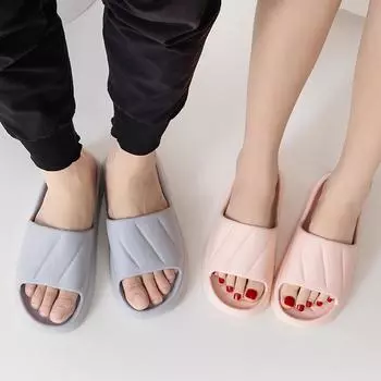 Летние сандалии для дома из пеноматериала легкие парные домашние тапочки для мужчин и женщин 36-37 жёлтый