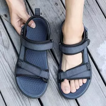 Летние сандалии мужские модные универсальные удобные легкие повседневные мужские сандалии мужские пляжные сандалии походные сандалии Hombre 40 зелёный