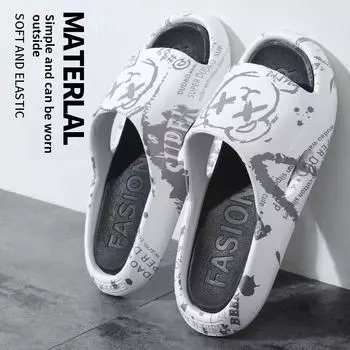 Летние сандалии на толстой нескользящей подошве для мужчин и женщин: Идеально подходит для пар, студентов, знаменитостей, купания в помещении или ношения на открытом воздухе. 38-39 (Fits 37-38)