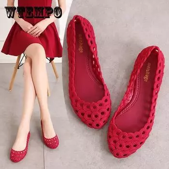 Летние сандалии «Птичье гнездо» с блестящими кристаллами на плоском каблуке, прозрачные туфли на плоской подошве, женские пляжные сандалии с отверстиями 36