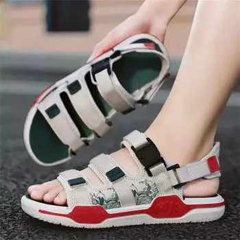 Летние сандалии золотистого цвета с номером 39, ретро-сапоги, мужская обувь, летние тапочки для детей, кроссовки, спорт, тренд от 4 до 12 лет 6.5