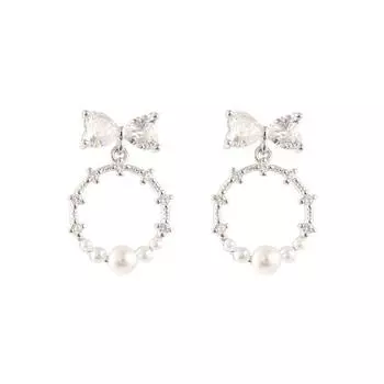 Летние серьги-бантики, модные новогодние серьги, серьги нишевого дизайна, высококачественные серьги