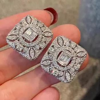 Летние серьги-пусеты для женщин, Ювелирные изделия с дизайном «Лошадиный глаз» высокого класса, Роскошные и изысканные аксессуары для платьев