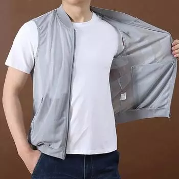 Летние сетчатые быстросохнущие жилеты, мужская дышащая техническая одежда, верхняя одежда для приключений, альпинизма, жилет для рыбалки, рабочая куртка без рукавов, мужские комбинезоны 2XL чёрный