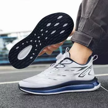 Летние сетчатые дышащие кроссовки Ультралегкие кроссовки Popcorn для бега Пара кроссовок с застежкой-кнопкой 36