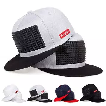 летние шапки бейсболки для мужчин кепка Snapback шляпа в стиле хип-хоп хлопковая шляпа casquette темно-синий