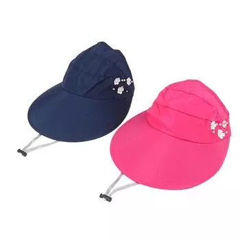 Летние шапки для женщин, складная шляпа от солнца с жемчужным цветком, козырек от солнца, флоппи-кепка, женская уличная повседневная бейсбольная кепка, шляпа для женщин темно-синий