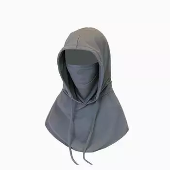 Летние шляпы для женщин, солнцезащитные, уличные, анти-УФ, велосипедные, пляжные, женские, складные, женские, солнцезащитные, шелковые, покрытие для лица темно-серого