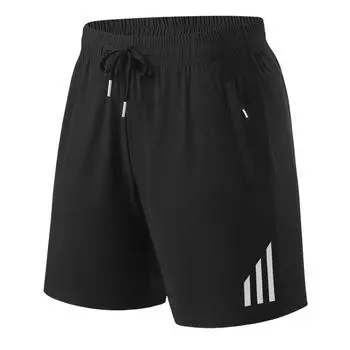 Летние шорты из ледяного шелка для мужчин, тонкий фасон, быстросохнущий, свободный крой, размер плюс, повседневные спортивные и фитнес-штаны 6XL