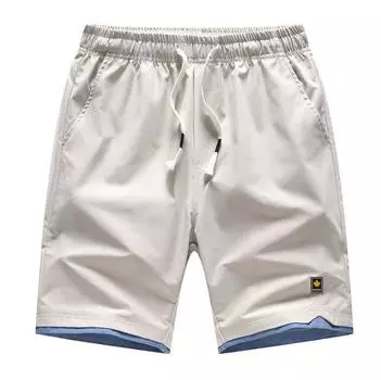 Летние шорты, мужские капри, свободные мужские спортивные тонкие, повседневные брюки больших размеров 6XL