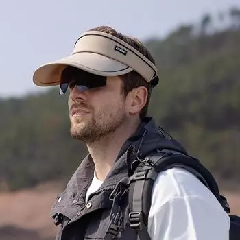 Летние солнцезащитные очки с защитой от ультрафиолета, интегрированный утиный язычок, бейсбольная кепка с пустым цилиндром для мужчин, для занятий спортом на открытом воздухе, солнцезащитная и солнцезащитная шляпа