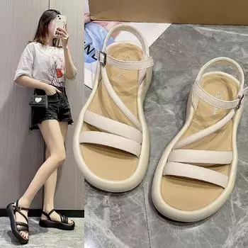 Летние свадебные босоножки Fish Mouth 35 чёрный